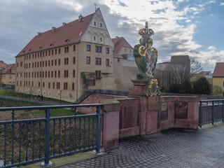 Fototapeta na wymiar Die Stadt Grimma in Sachsen