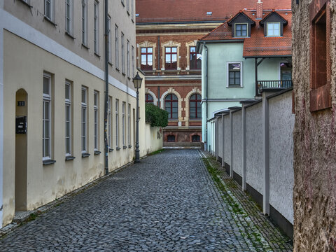 Die Stadt Grimma in Sachsen
