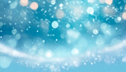 winter background for banners and as an element to create winter mood snow and ice with blurred lights