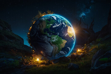 "Earth Hour: Save Our Planet"
