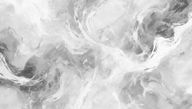 abstract white background with marbled texture pattern in elegant fancy design grunge swirls and messy marbled pattern in detailed painted white and gray stone backdrop layout