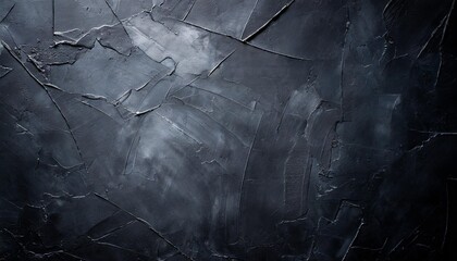 creepy background dark black cement concrete texture with scratches