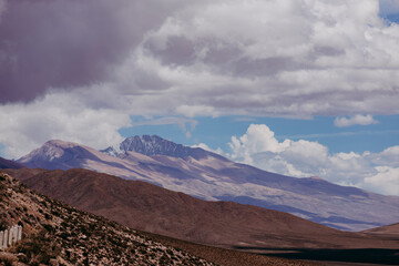 scenic view of the Andes mountain range in the Argentine province of Jujuy