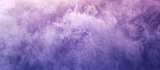 violet clouds of fog or steam