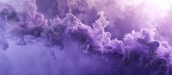 violet clouds of fog or steam - obrazy, fototapety, plakaty