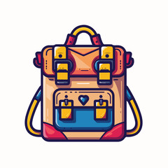 illustration of a backpack