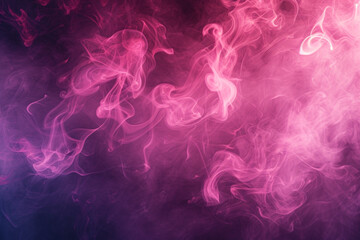 A lively and swirling viva magenta smoke pattern, with light and splashes, set against an abstract,...