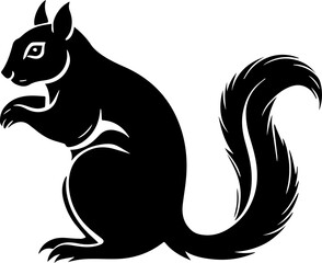 Squirrel icon on a white background