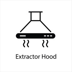 Extractor Hood vector icon
