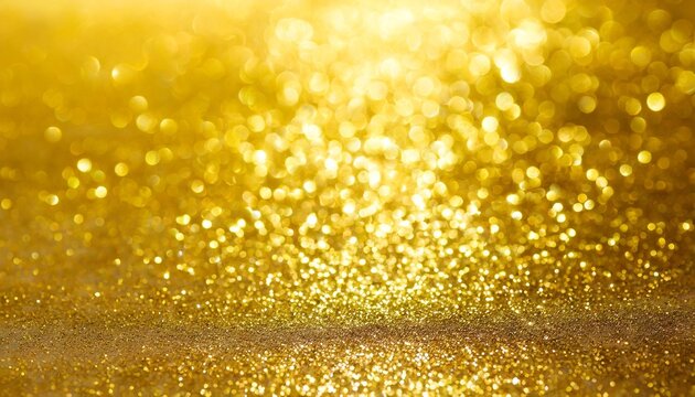 gold texture background with yellow luxury shiny shine glitter sparkle of bright light reflection on golden surface for celebration backdrop wallpaper
