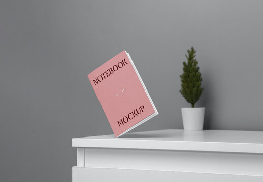 Mini A5 Notebook Mockup