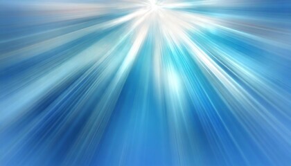 Naklejka premium abstract blurred light blue background with rays
