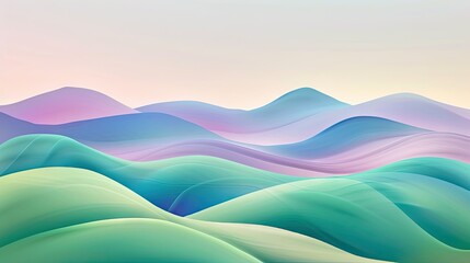 Abstract hills background