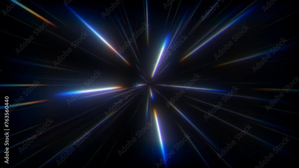 Poster high speed flying lines 3d animation in seamless looping traffic. sci-fi digital footage electric mo