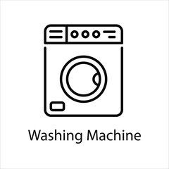 Washing Machine vector icon