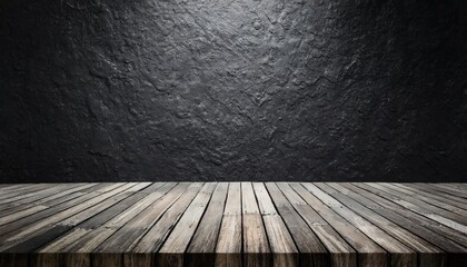 black background floor texture interior and exterior stone wall blank for design
