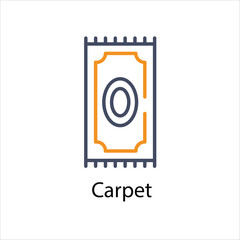 Carpet vector icon