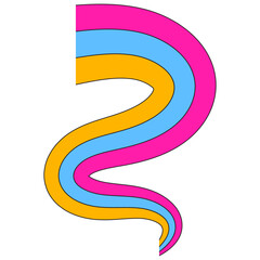 Psychedelic Retro Rainbow