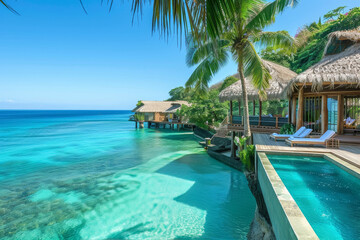Tropical Resort Paradise with Ocean Views