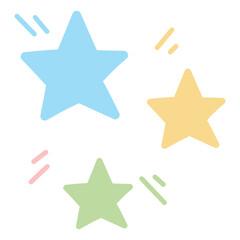 Stars Doodle Handdrawn