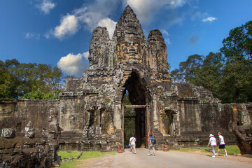 Grand Temples Angkorvat at World Heritage site in Cambodia 