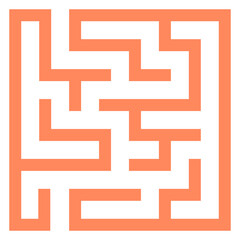 Simple Maze Vector