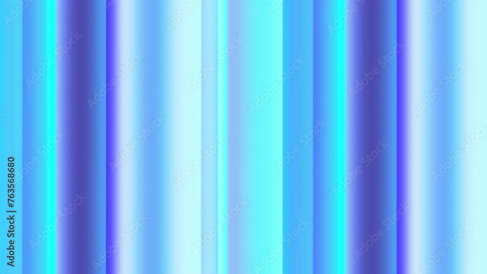 Leinwandbilder Looping video colorful vertical lines rotate. Abstract 3D render 4k