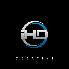 IHD Letter Initial Logo Design Template Vector Illustration