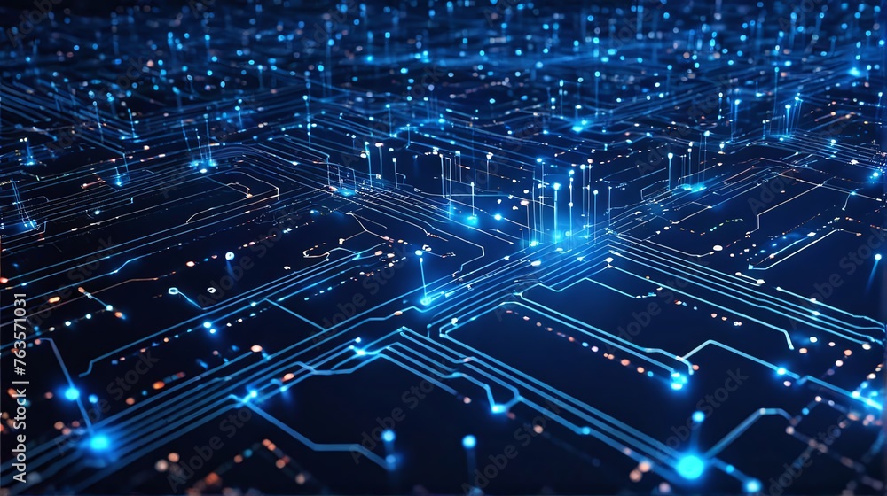 Poster future technology digital data network connection, digital cloud computing cyber security, abstract 