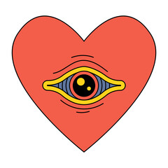 Psychedelic Hippie Vector