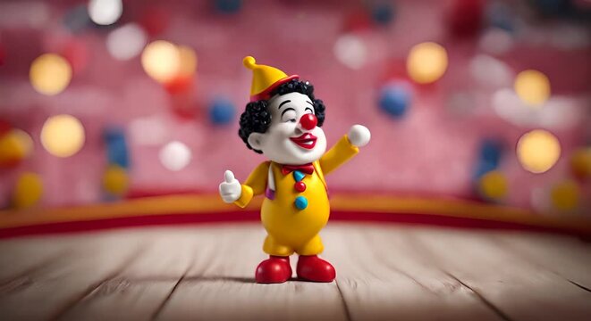 Figure of a clown.