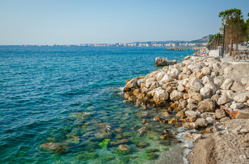 Beautiful summer sea landscape in Vlora, Albania - 763575069