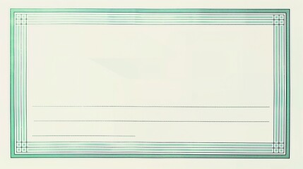 Blank Bank Check Template