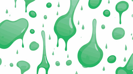 Blots and drips slime pattern. Toxic mucus smudges - obrazy, fototapety, plakaty