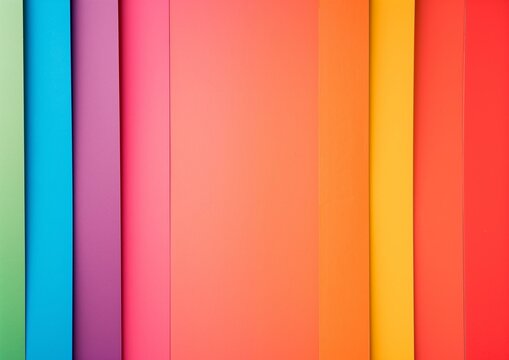 Vibrant Rainbow Colors Background for Creative Design Use