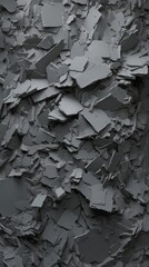 Broken slate gray fragments texture