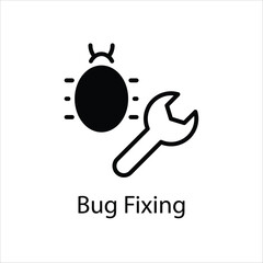 Bug Fixing icon - obrazy, fototapety, plakaty
