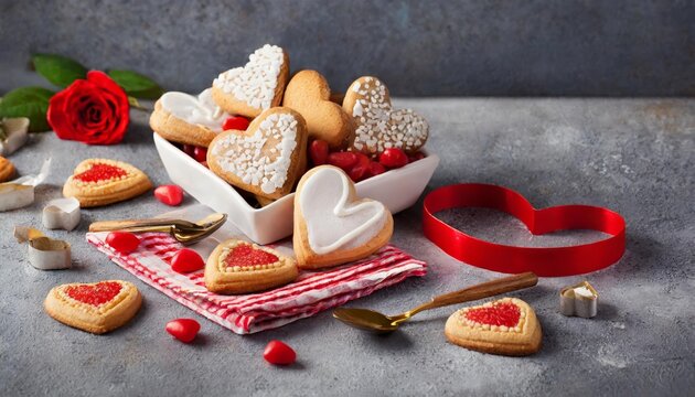 Generated image of love biscuits 