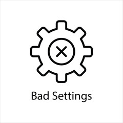 Bad Settings icon