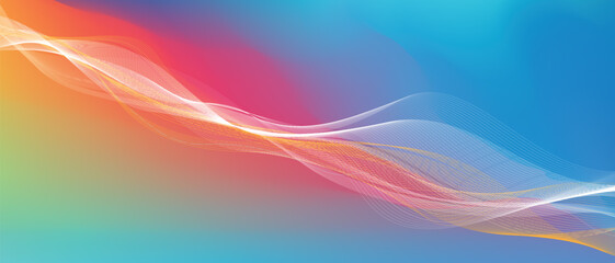 Abstract Gradient blue and orange contrast colors. For vector art design with a web banner background