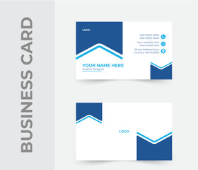 Professional ,Creative and modern business card template and own design.Vector design formal red modern business card.