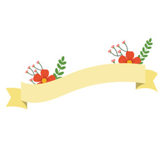 Decoration Ribbon With Flower