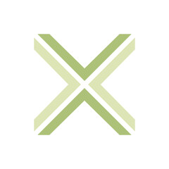 Monogram X. Design vector X logo. Monogram initial letter mark X logo design. Monogram design vector logo. Monogram initial letter mark X logo design. Simple X monogram. Monogram X design logo 