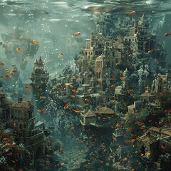 Bring to life the hidden beauty and struggles of living in underwater cities through a macro lens Showcase the everyday moments that define this extraordinary way of life, highlighting the resilience 