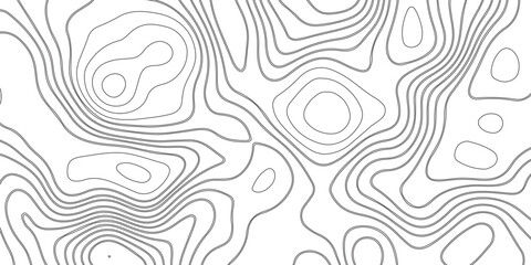 Topographic gradient line map. Abstract circle lines background. Abstract blank detailed topographic contour map. Background of the topographic map. Line topography map contour background.