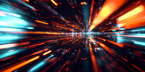 abstract light burst