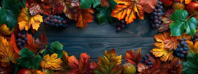 Autumn Leaves Cascade Banner. Hello, Autumn. Autumn Composition. Fall Colors. Seasonal Recipes. Vineyard and Winery Tour.