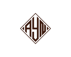 AYN Logo design vector template