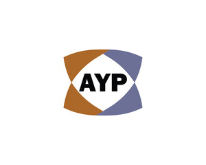 AYP logo design vector template