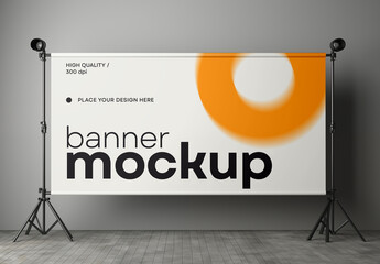 Outdoor Banner Mockup Generated with AI